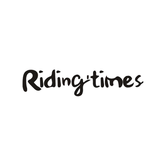 Riding Times logo with handwritten style text representing electric bike and scooter brand
