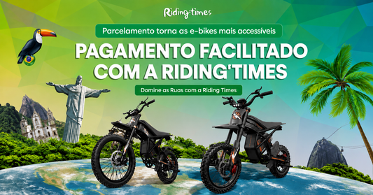 Parcelamento de bicicleta elétrica Riding Times