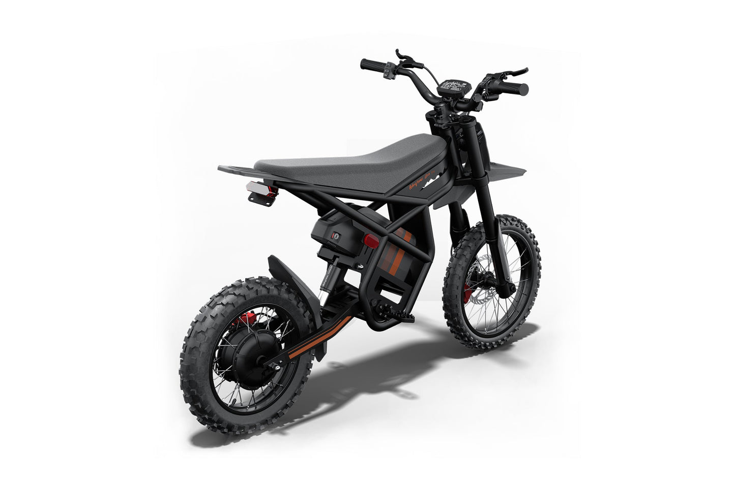 GT54 Pro Electric Mini Motorbike black kids and adults off-road bike side view