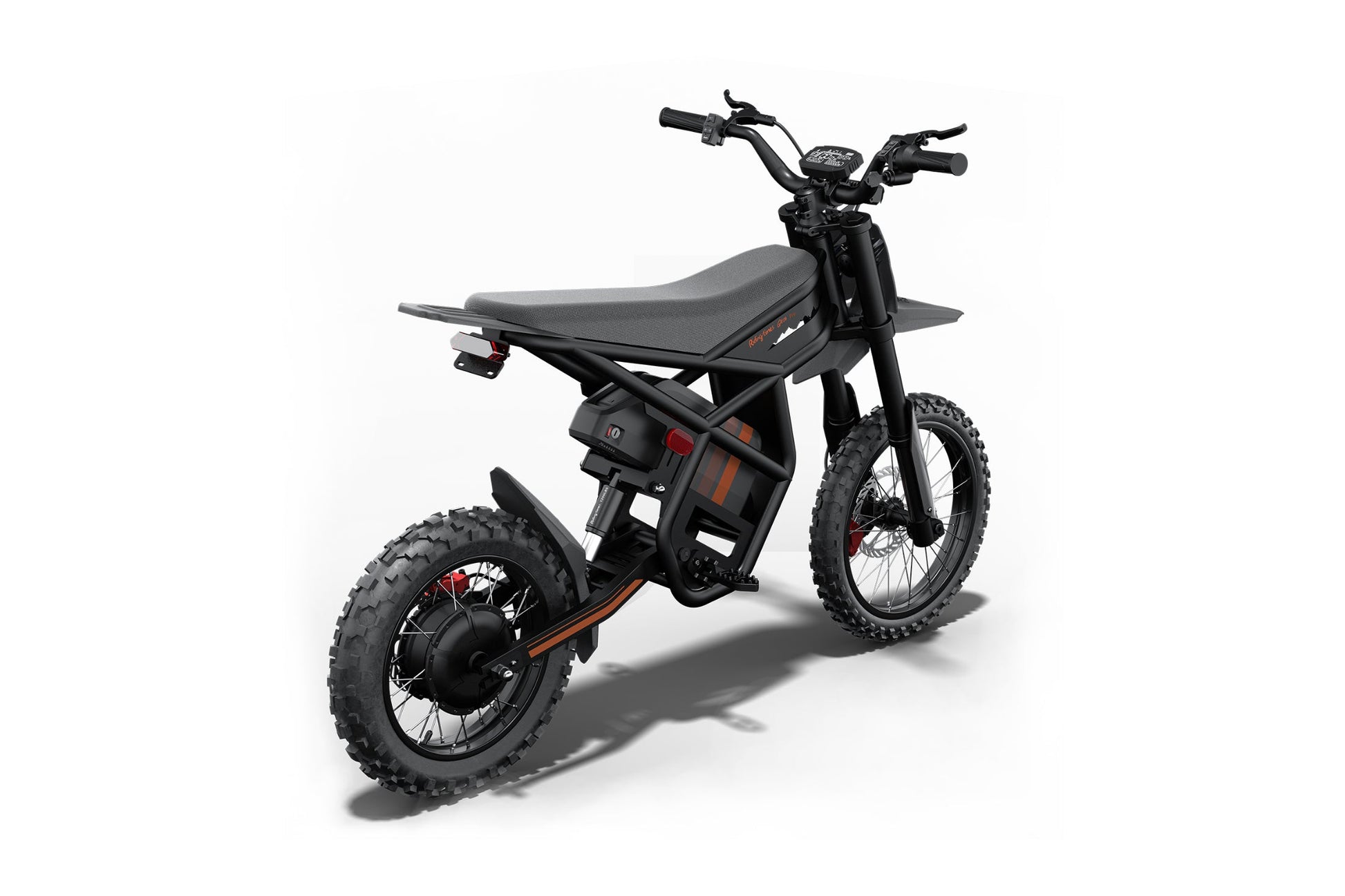 GT54 Pro Electric Mini Motorbike black kids and adults off-road bike side view