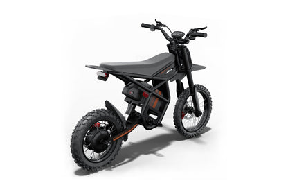 GT54 Pro Electric Mini Motorbike black kids and adults off-road bike side view