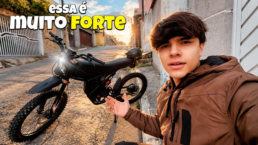 Minha NOVA BIKE ELÉTRICA FORTE DEMAIS KKKK! (GT73 PRO)