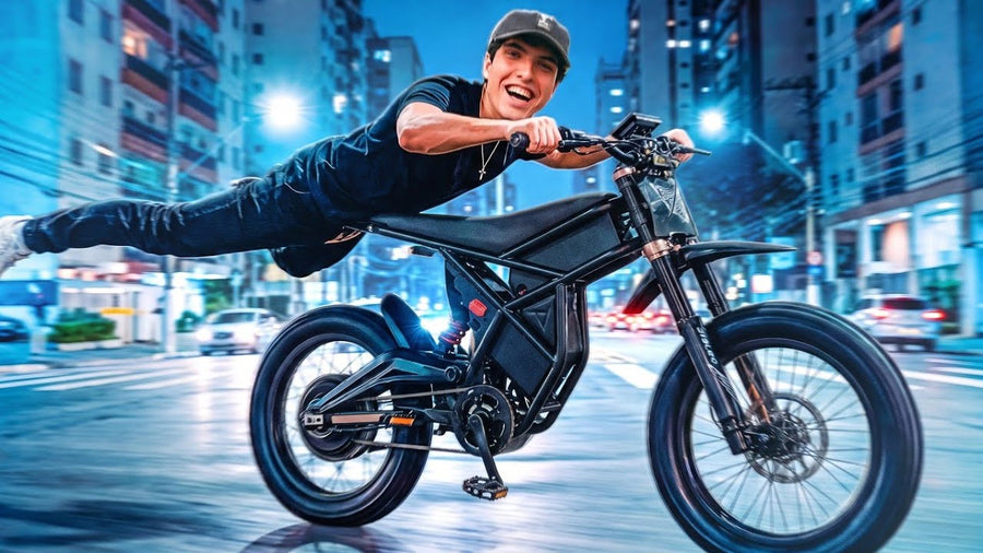 Esse Foi o Primeiro Rolê Com Minha Bike Elétrica Nova Mais Potente! *Quase Saí Voando*