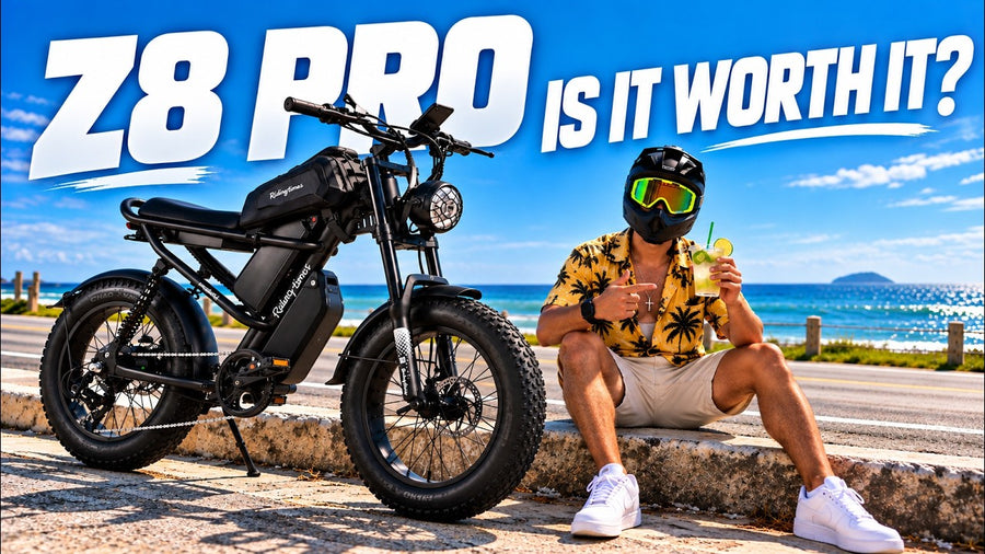 I Took My ELECTRIC BIKE to the Beach | Z8 PRO First Impressions